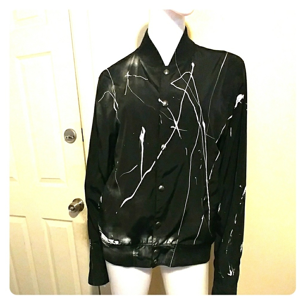 Club Monaco Customized varsity style jacket Sz S